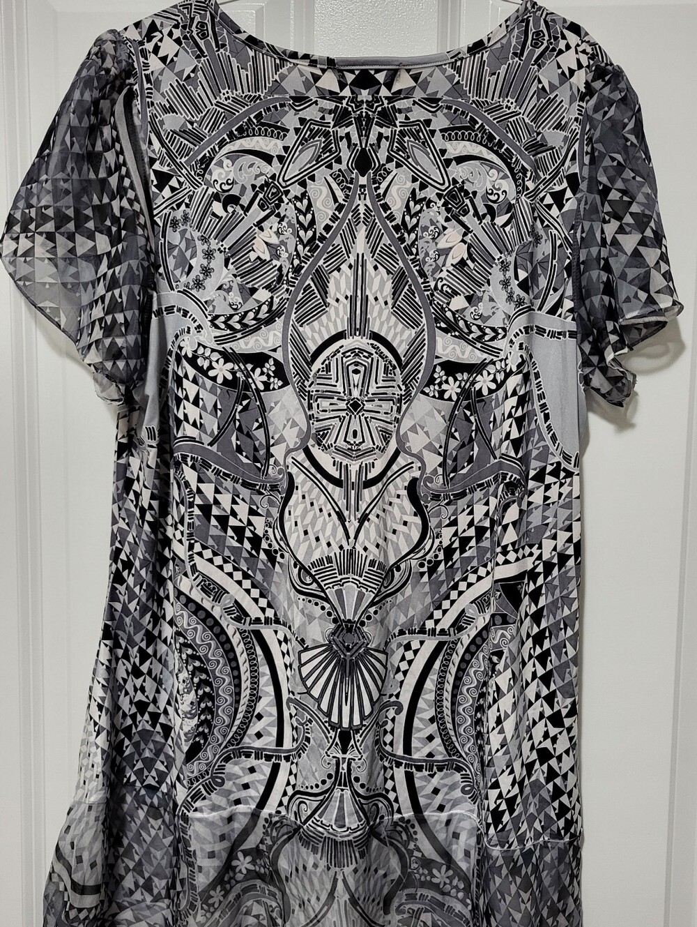 Live And Let Live Short Sleeve Tunic Top